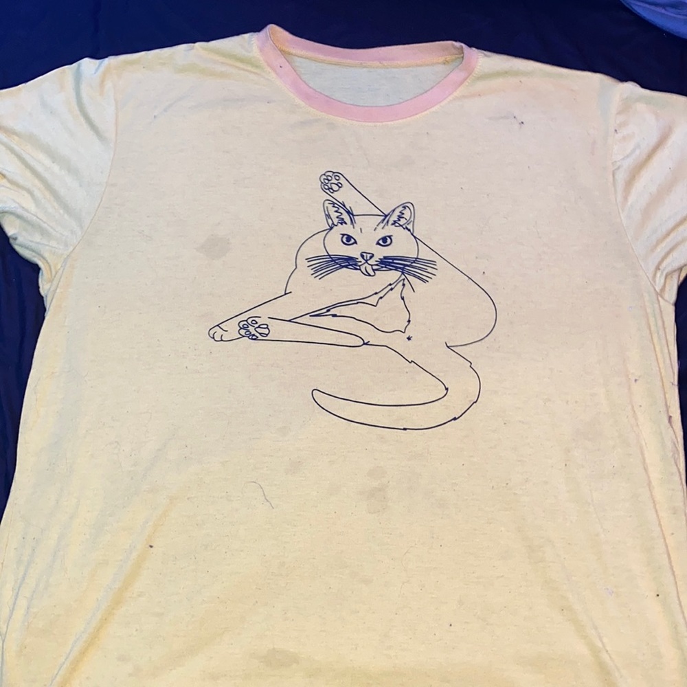 Cat butthole shirt